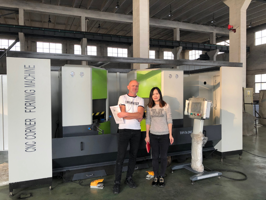 ডাবল / দুই কোণার একযোগে গঠনের মেশিন